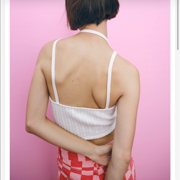 NEW Zara white crop top - Picture 3 of 8